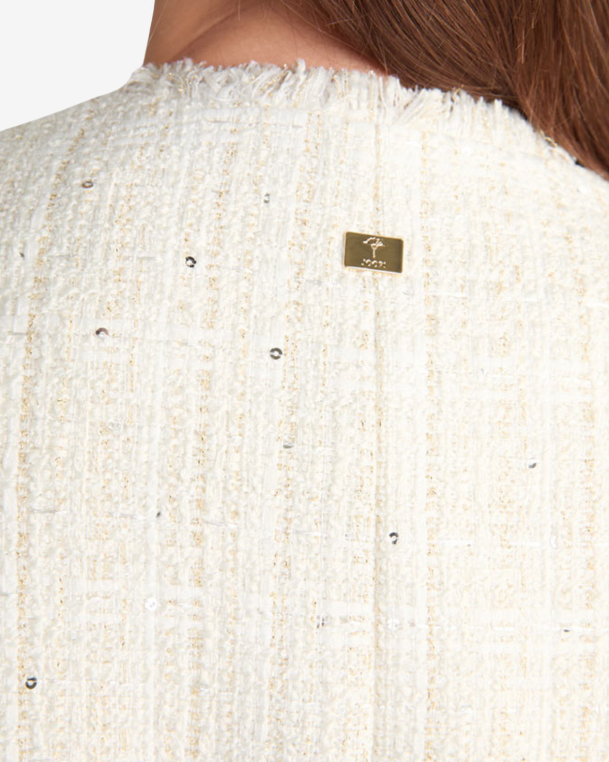 Blazer off-white/gold