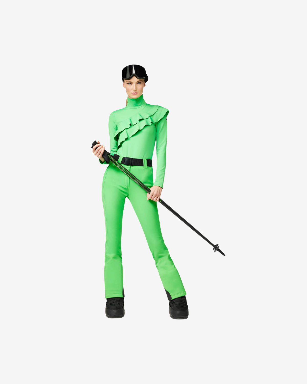 Pippa ski pants flash green