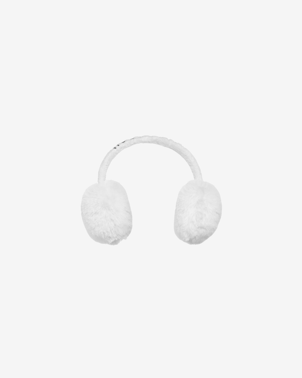 FLUFFY earwarmers faux fur White