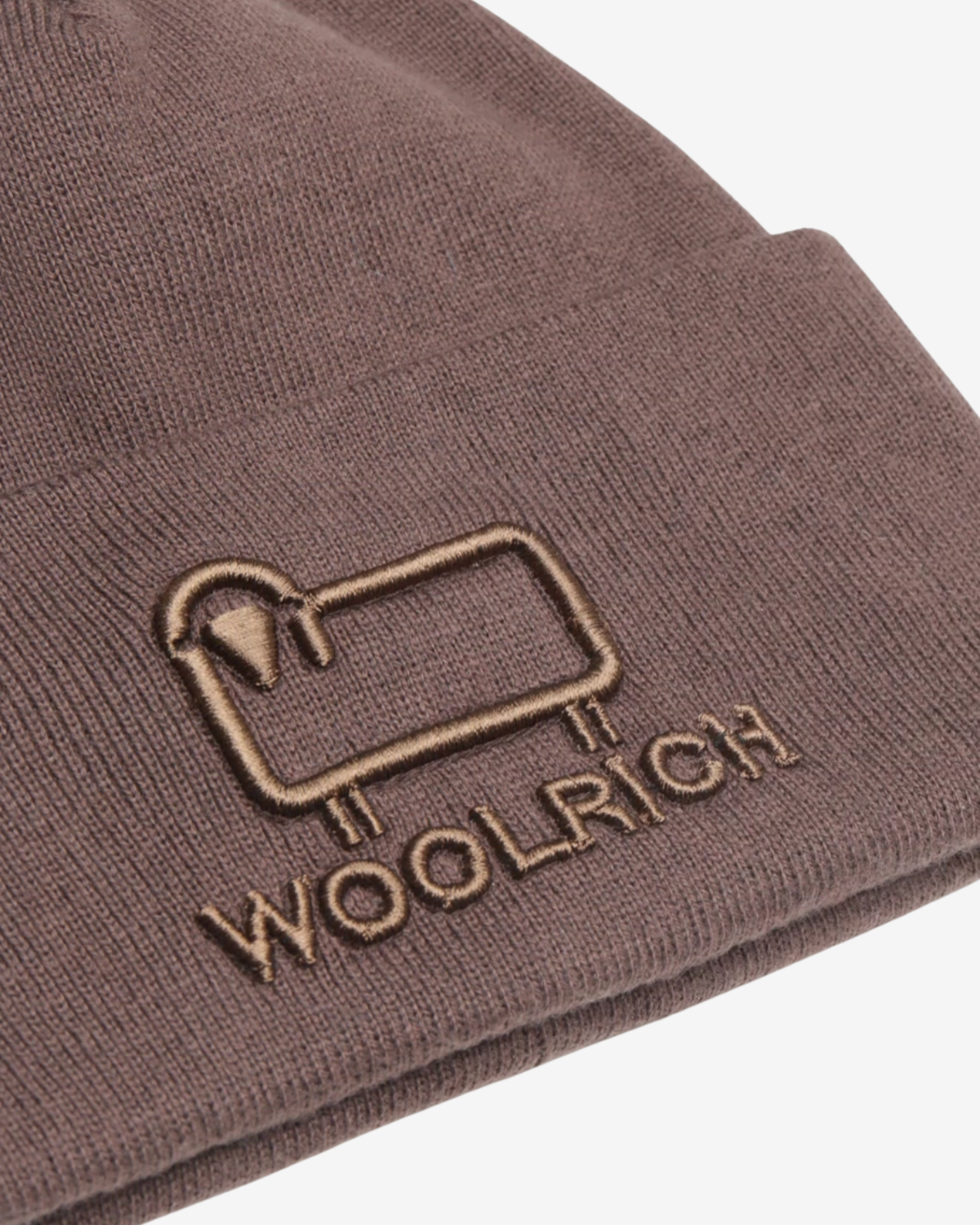 Cotton wool beanie Brown
