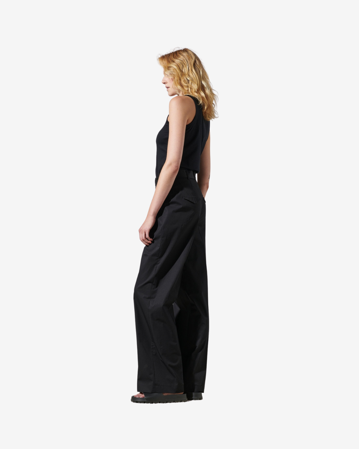 tanktop aus organic cotton Deep black