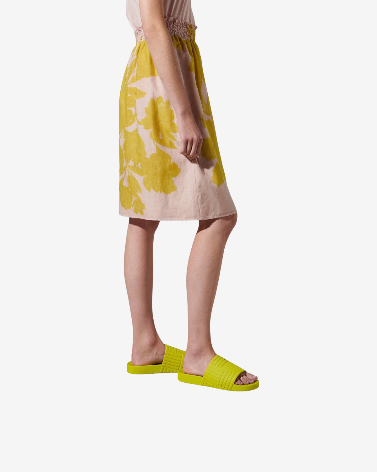 rock mit blossom-print Multi