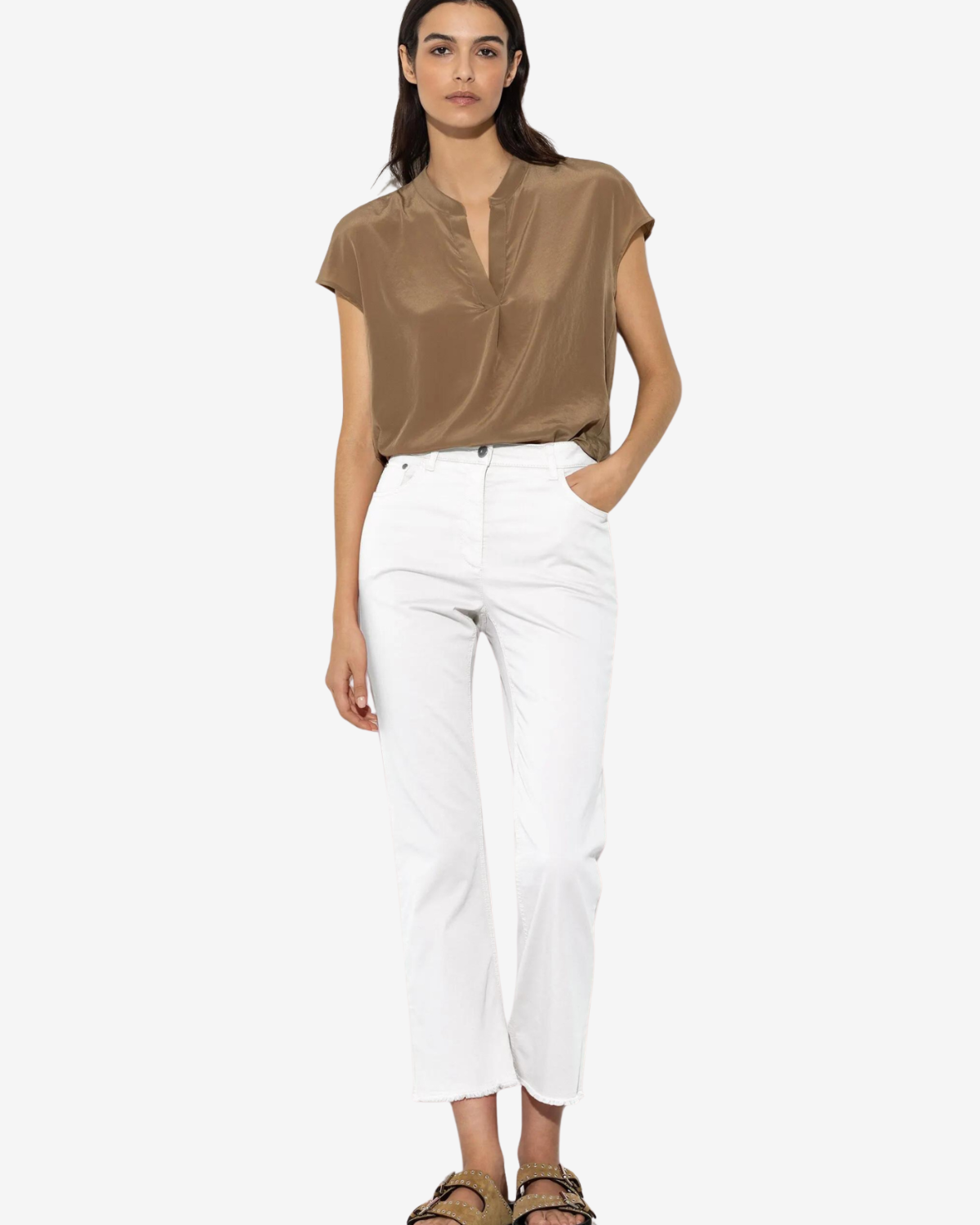 Blouse tobacco