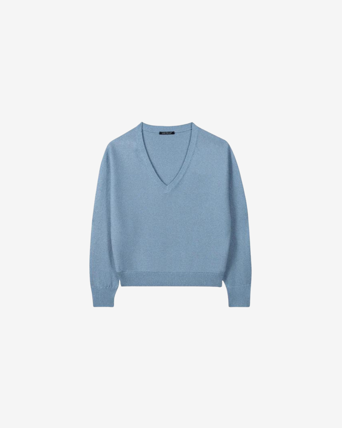 V-neck Pullover Smoky blue