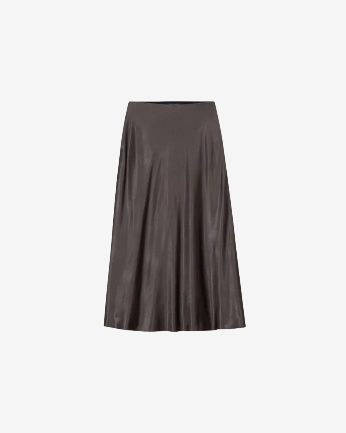 Satijnen rok Taupe