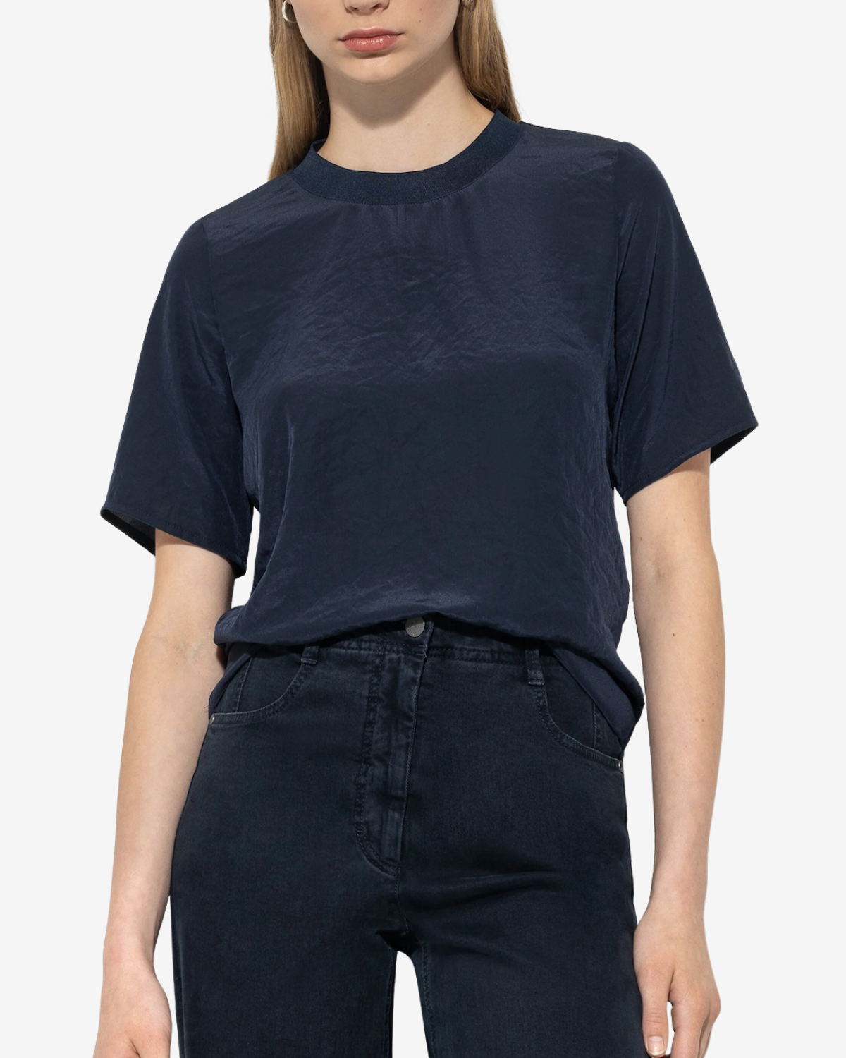 V-neck Shirt midnight blue