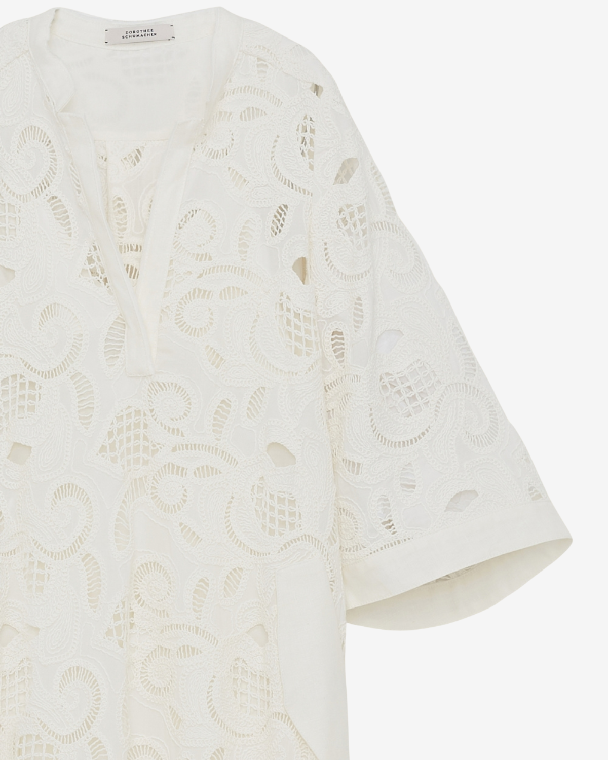GENEROUS GAZE dress camellia white