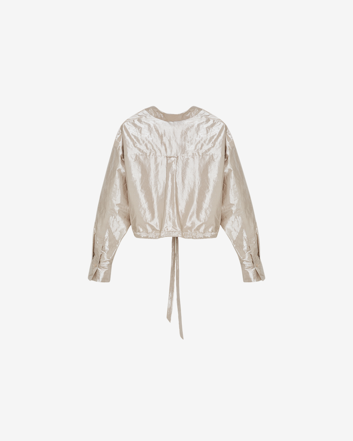 SHIMMERING EASE blouse shiny white
