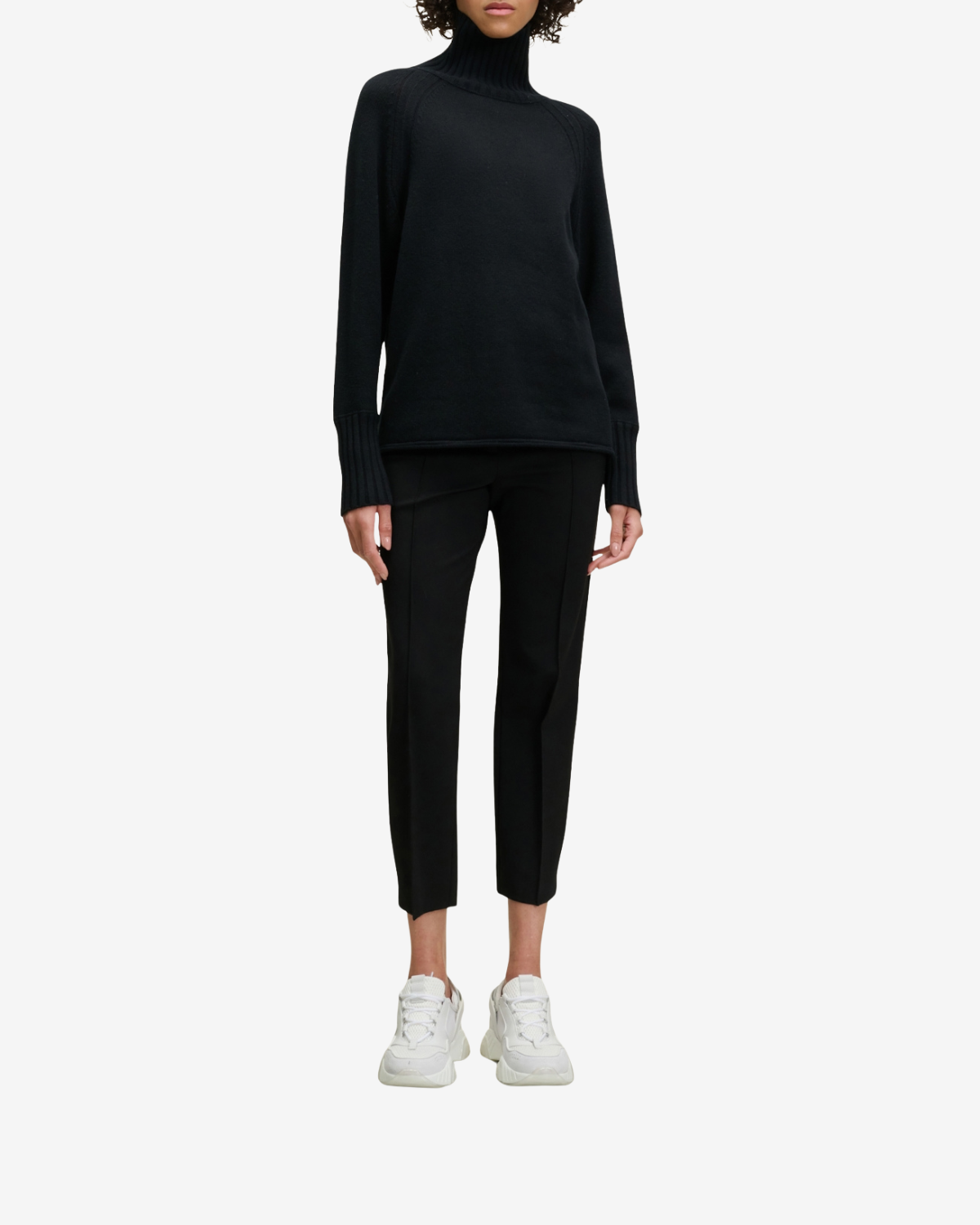 Bold volumes pullover Pure black