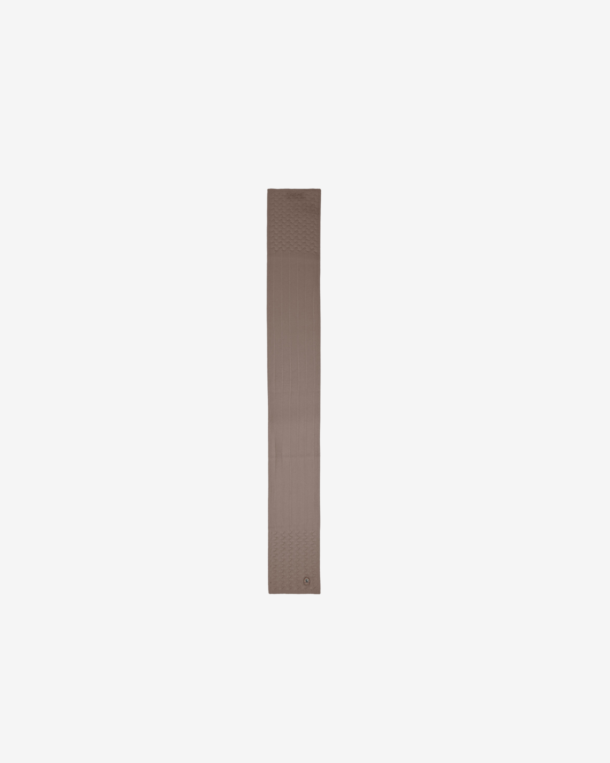 TRICOT KNITTED SCARF cappuccino