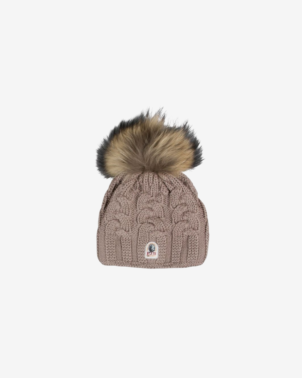 Cable hat cappuccino