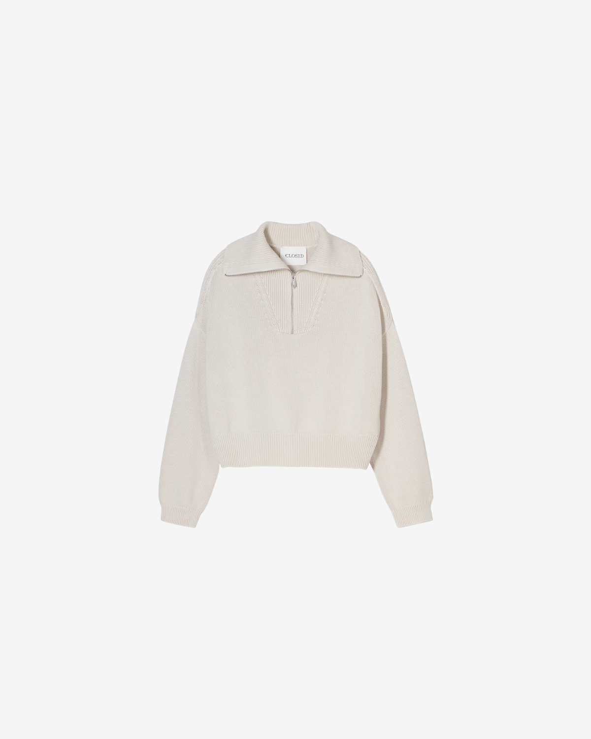 Cropped troyer stone beige