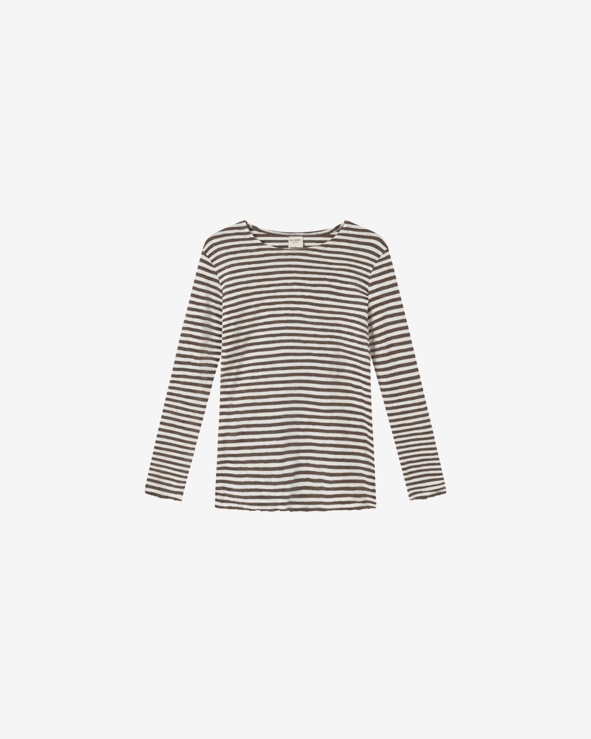Shirt R-neck Raw white/ Earth melange