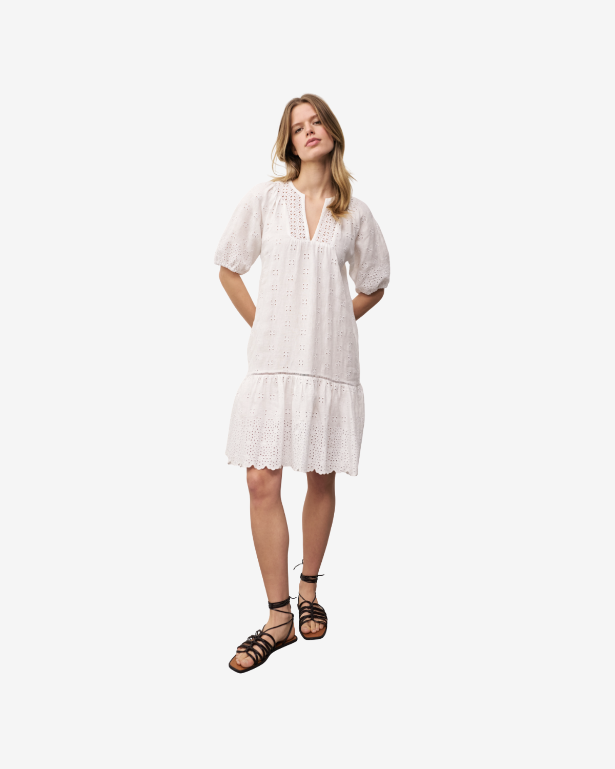 Maybelin Dress White