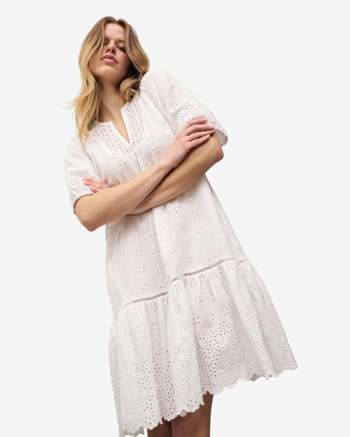 Maybelin Dress White