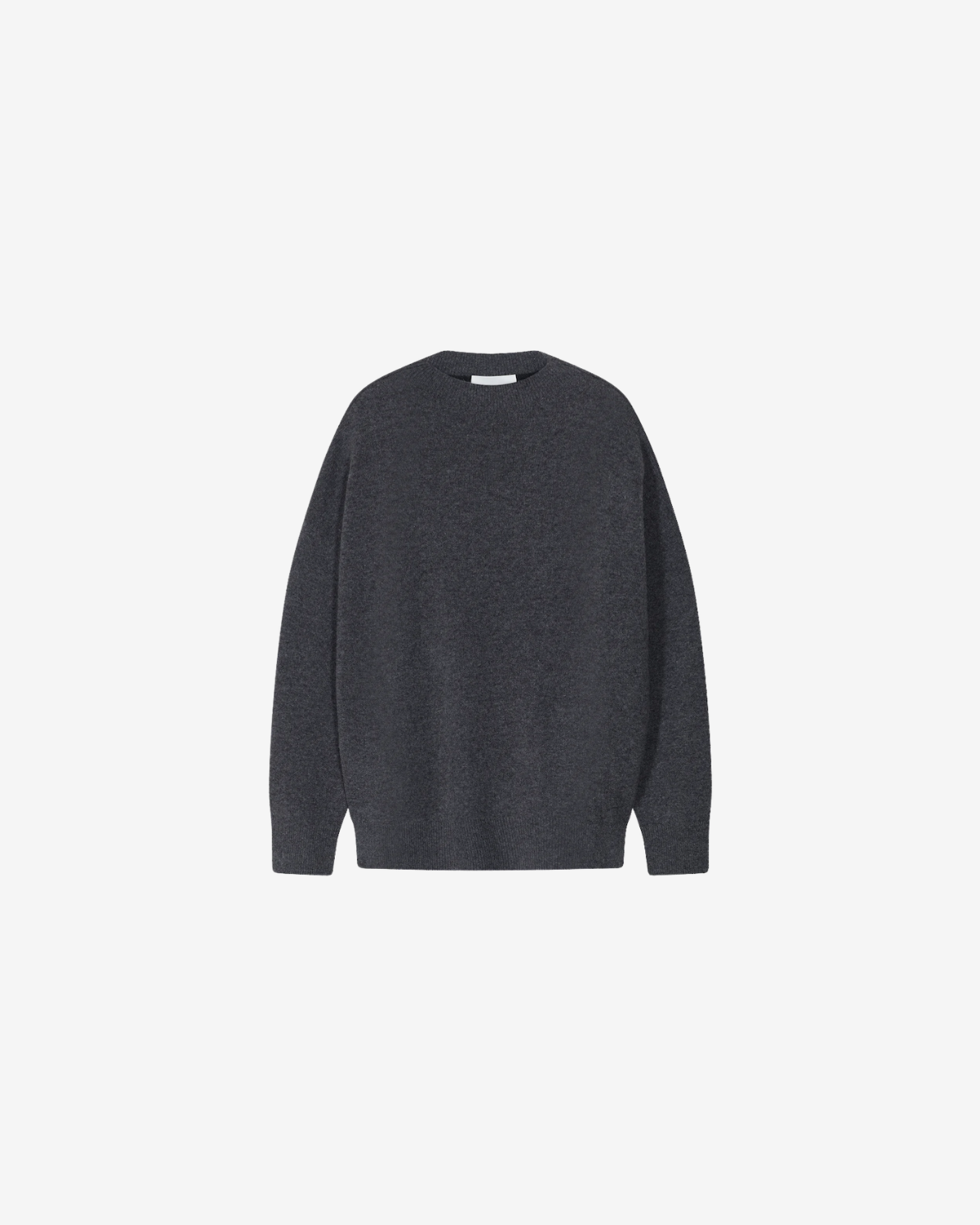 High neck long sleeve Dark grey melange