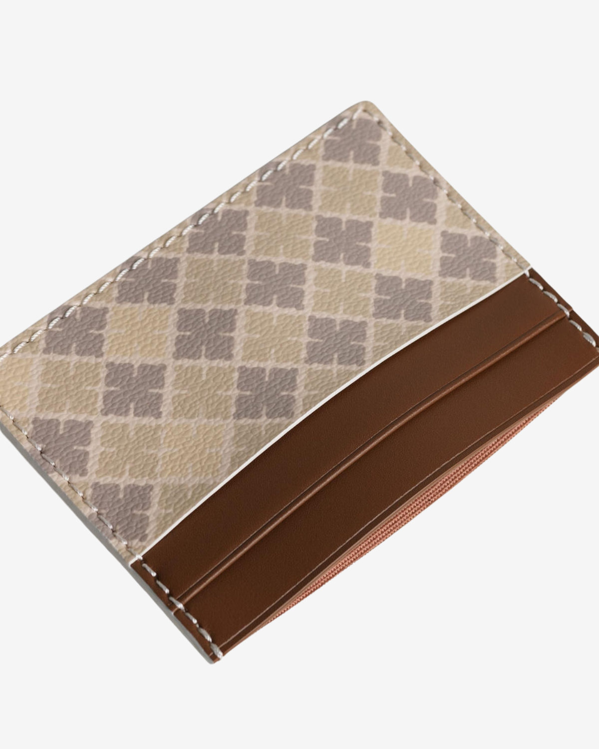 Elia printed cardholder wood