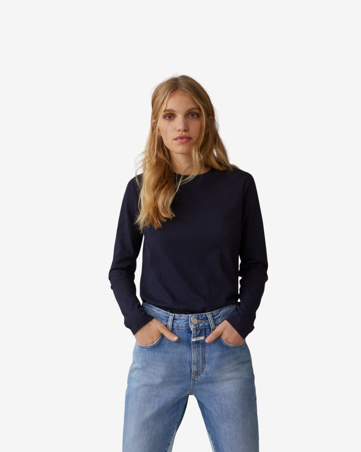 donkerblauw shirt Donkerblauw