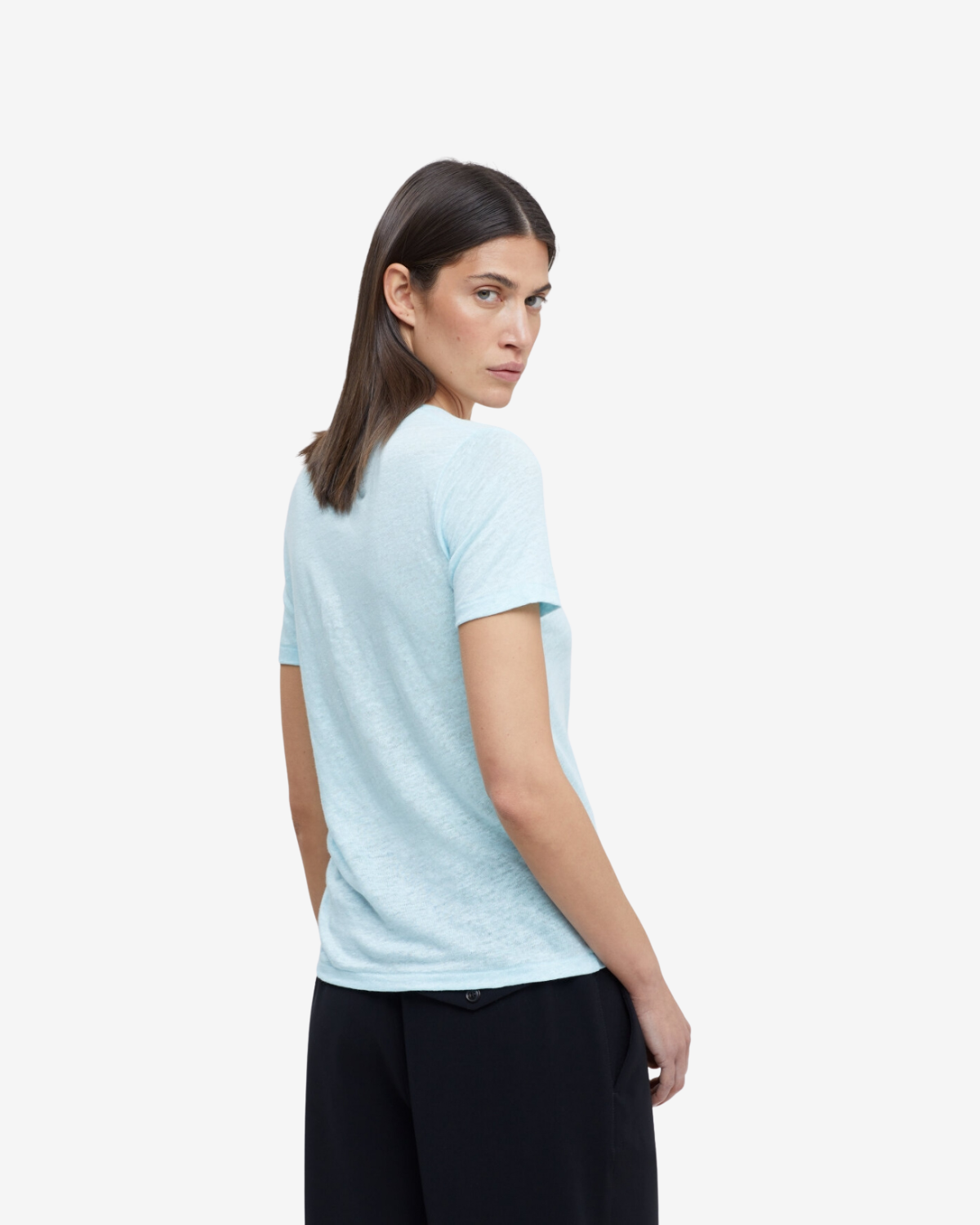 V-neck Aquamarine