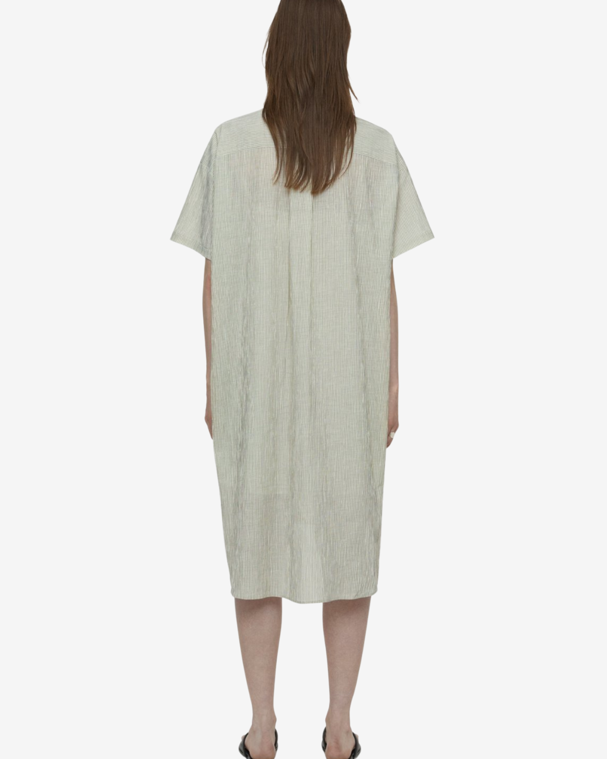 Oversized shirt dress Ivory