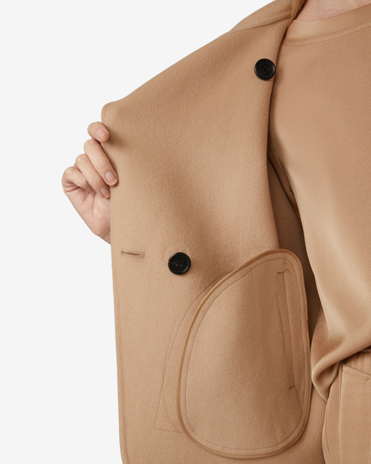 Outerwear Open Brown