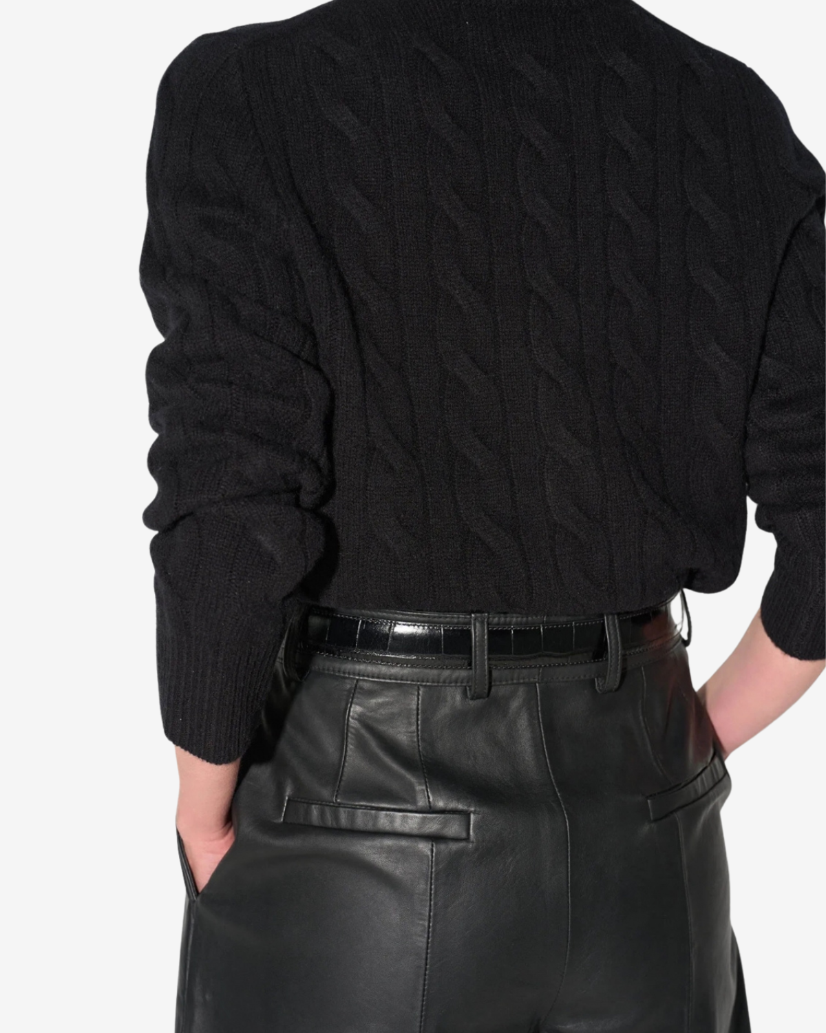 Claude Cashmere Vest Zwart