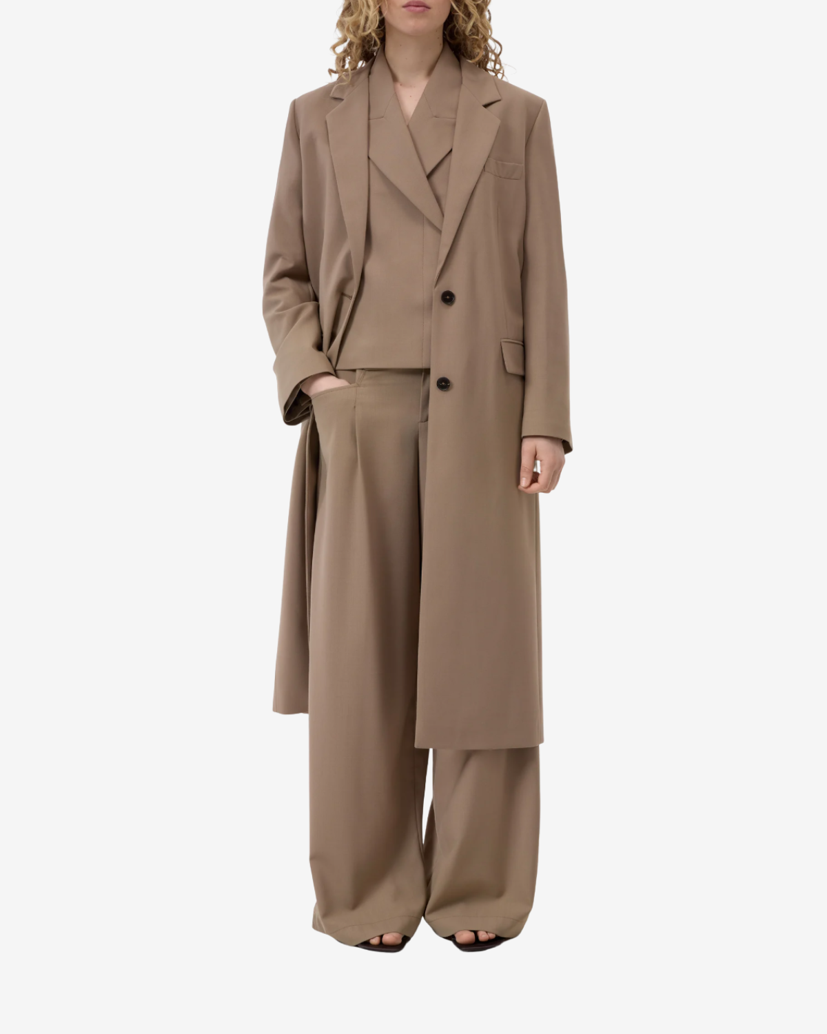 Blazer coat Hazel beige