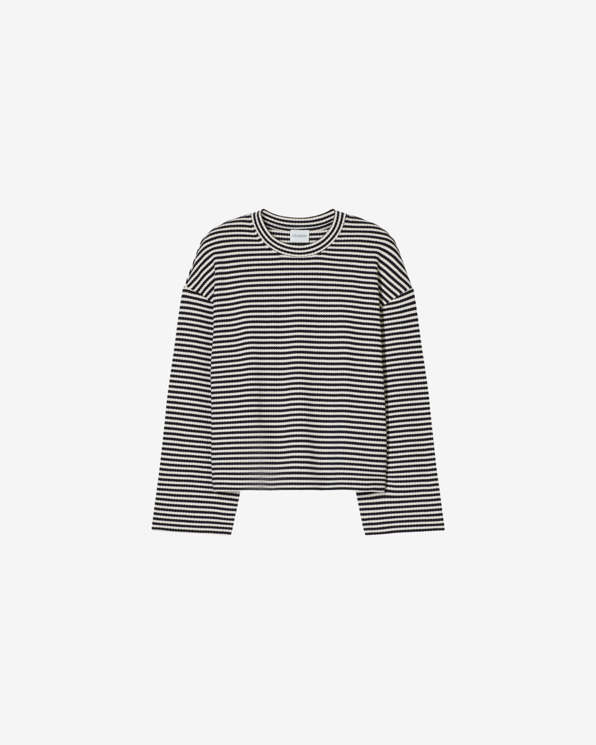 Striped longsleeve black