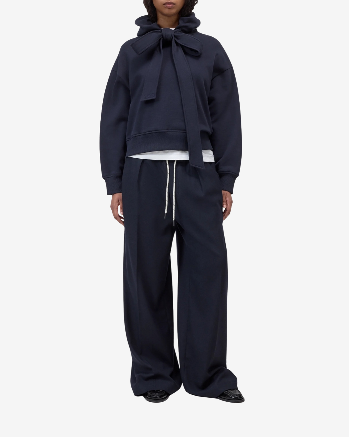 Bow tie hoodie Dark night