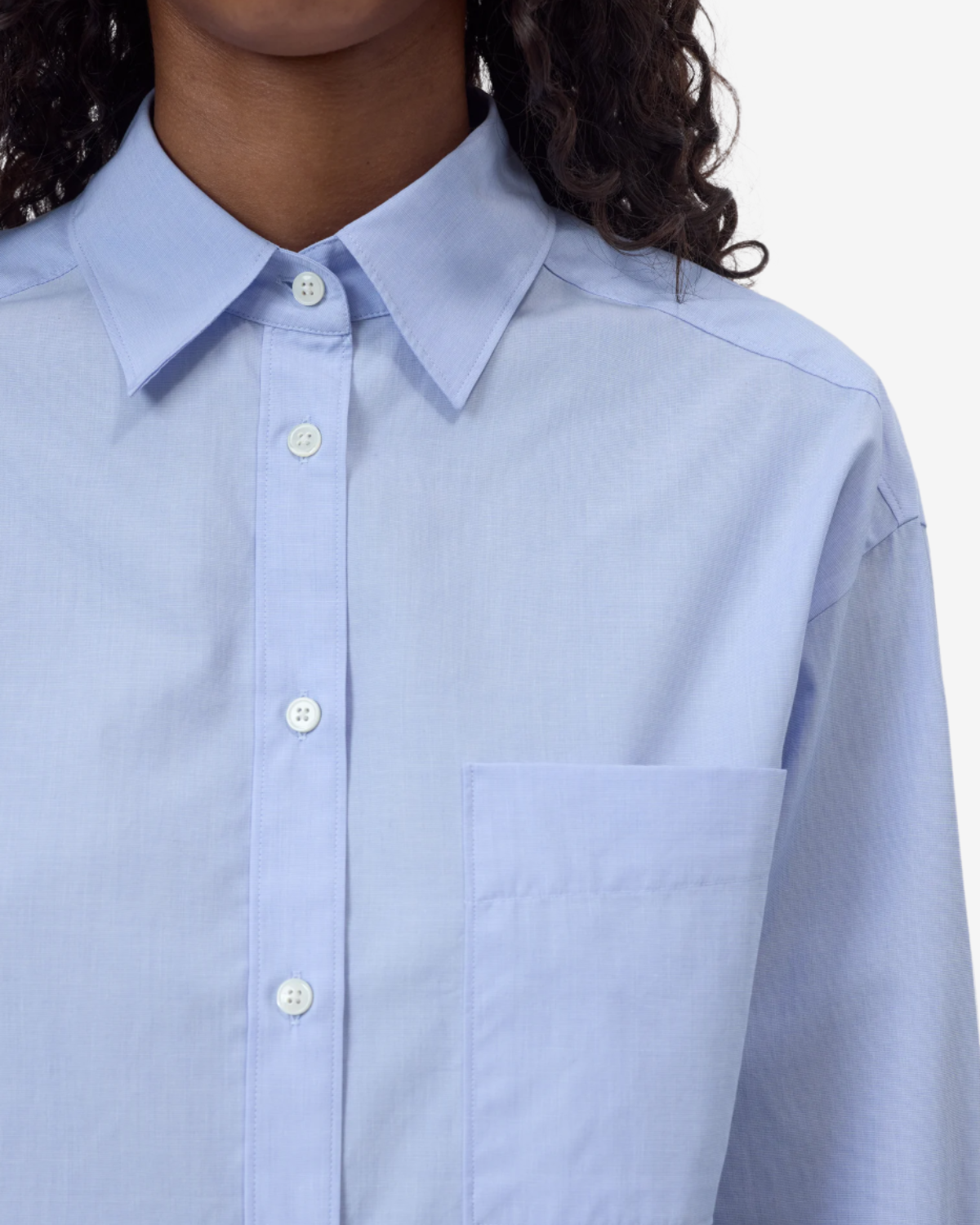 Oversized shirt Breeze blue