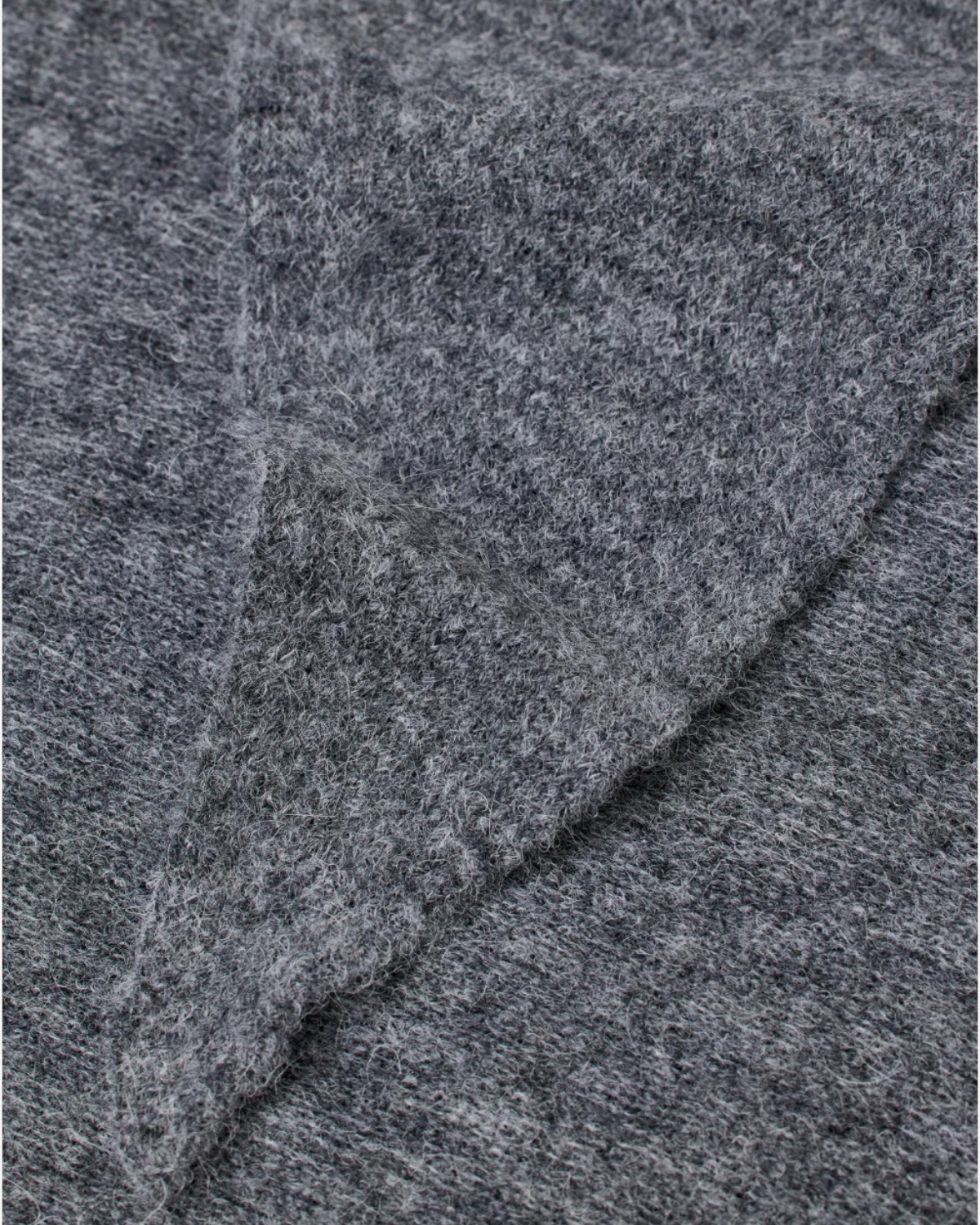 Triangle scarf Dark grey melange