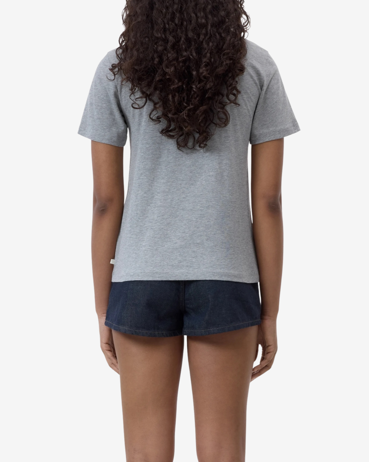 Basic t-shirt light grey melange