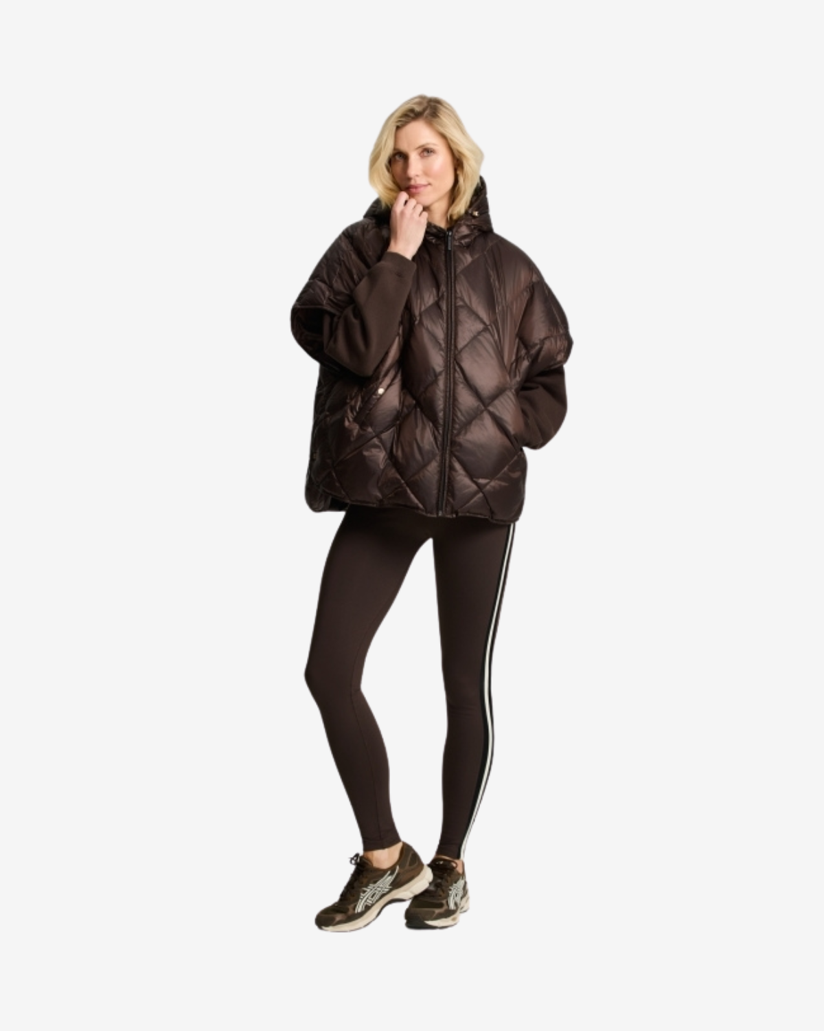 Bowie cape Dusk Brown