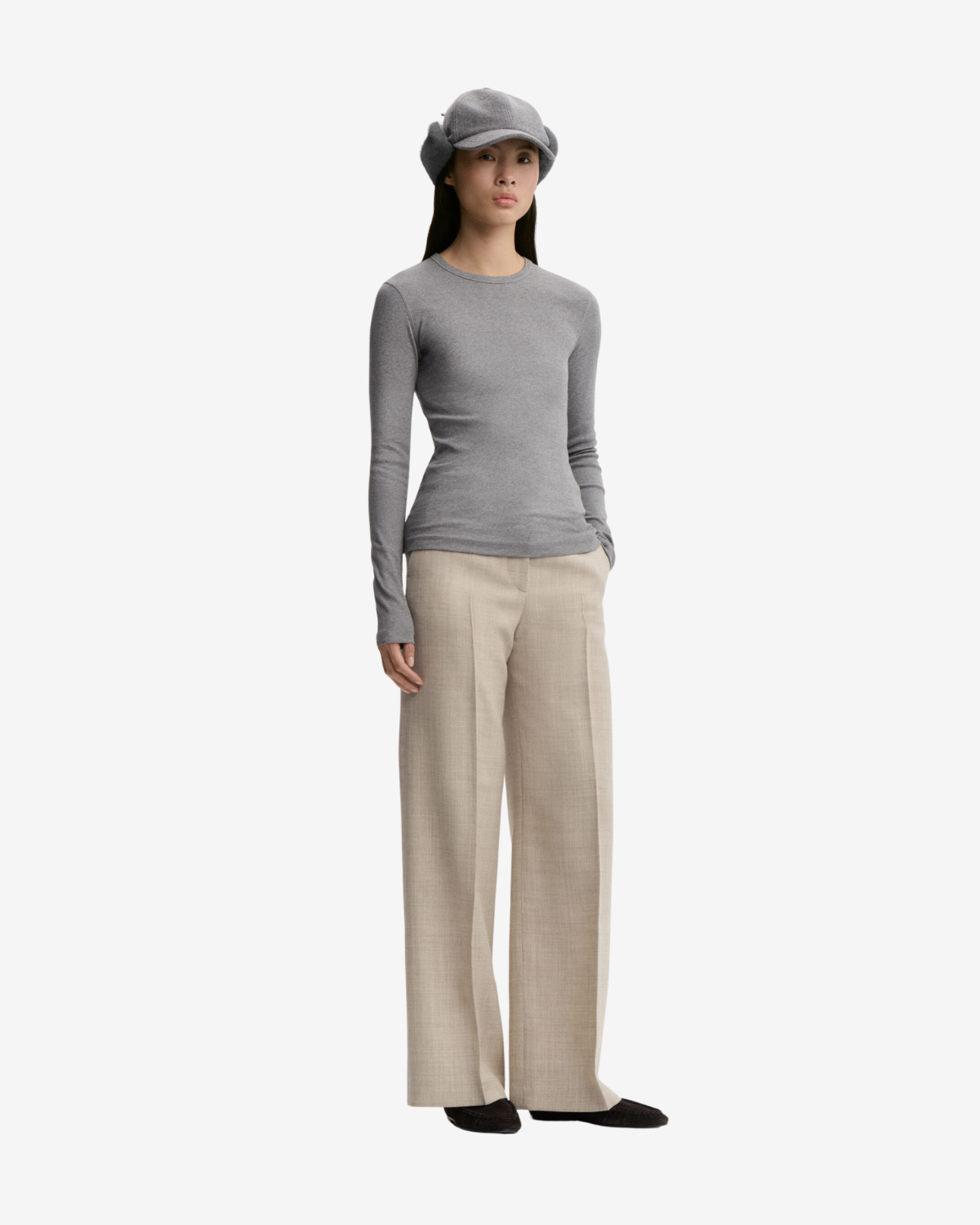 Brita flat Grey melange