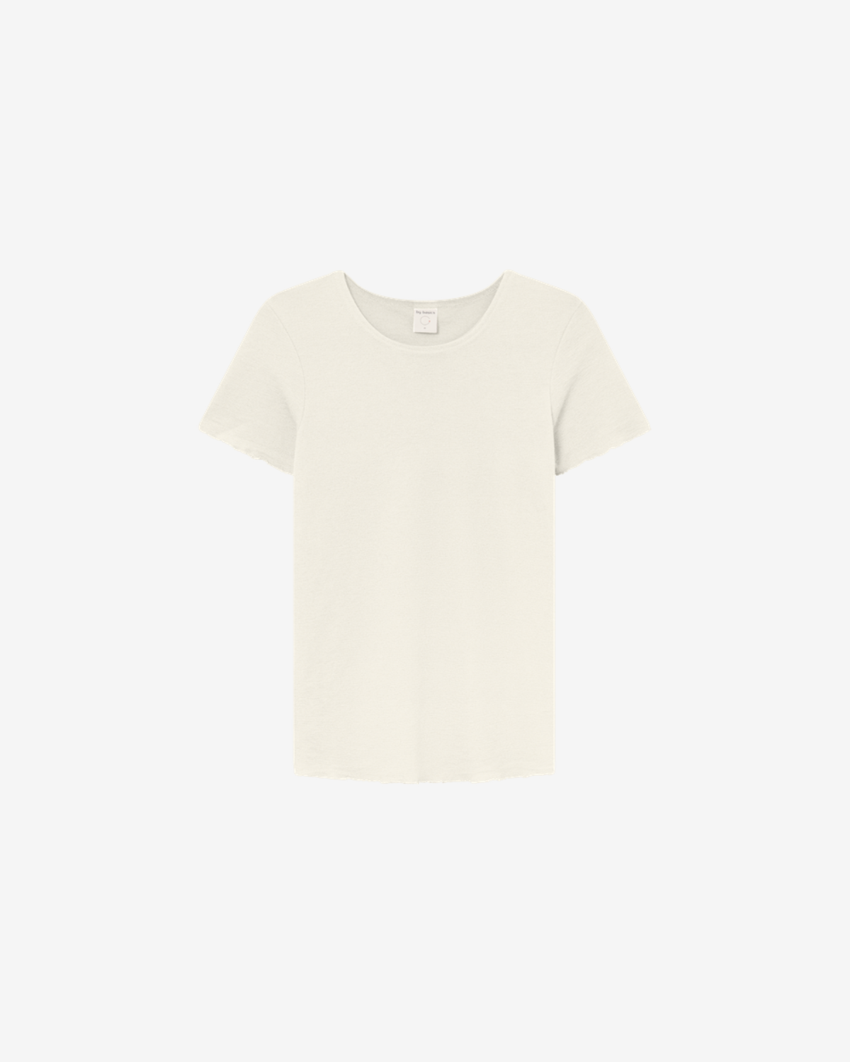 T-shirt r/neck raw white
