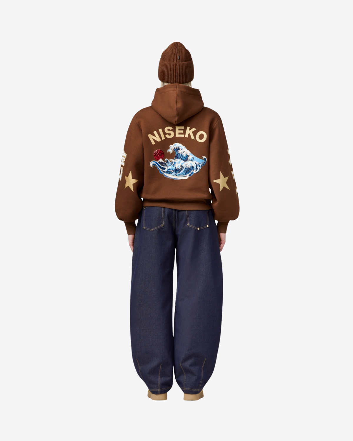 Tobu hooded sweater Deep mocha