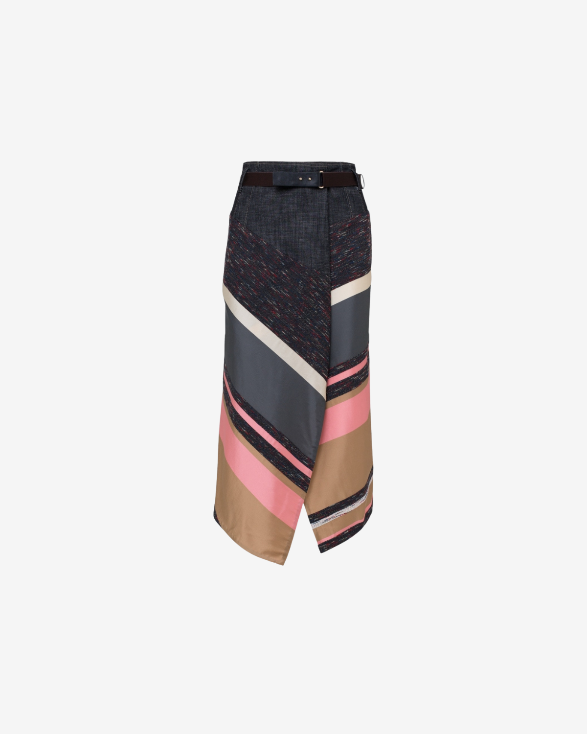 ENERGETIC LINES SKIRT caramel stripes