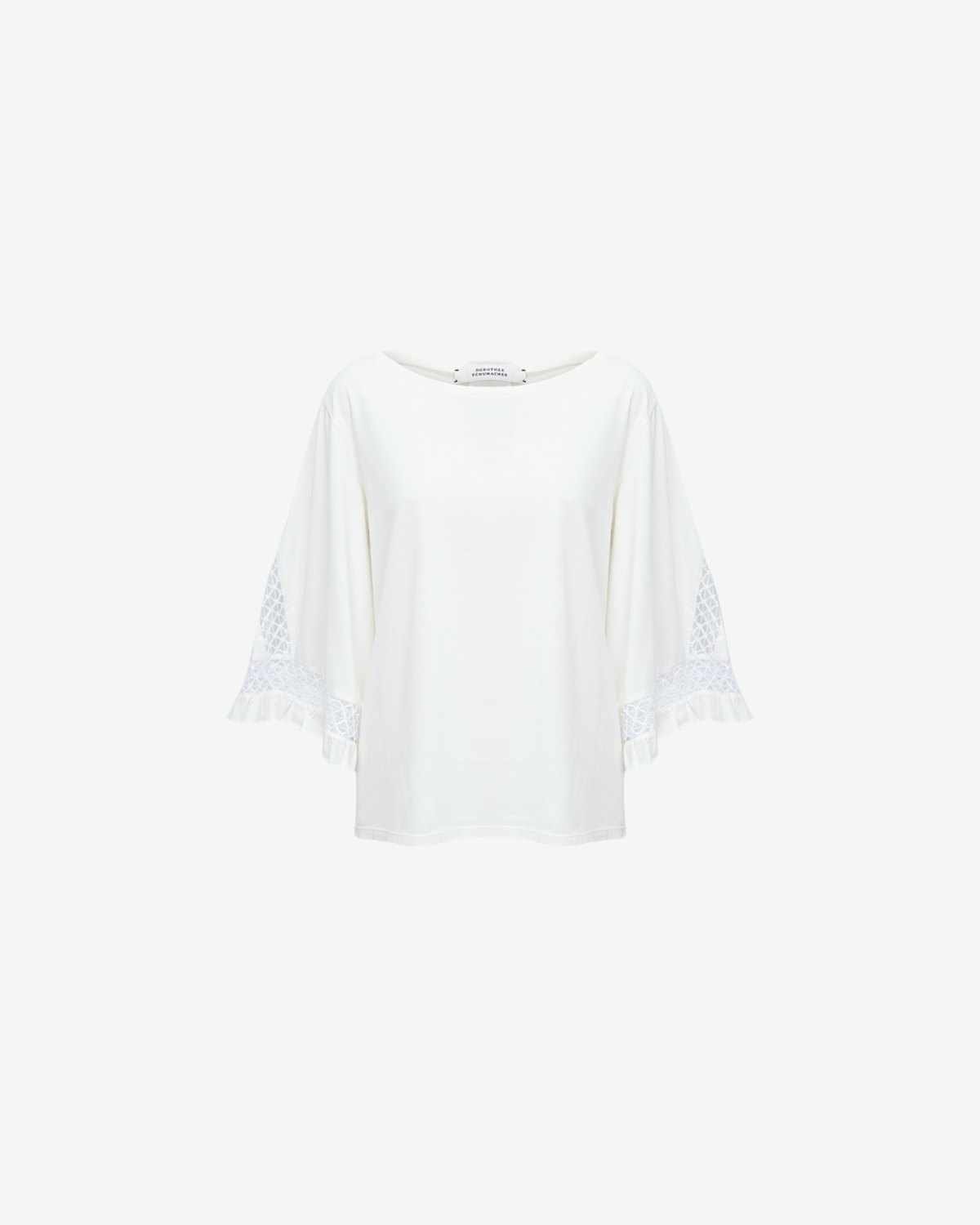 CASUAL STATEMENT shirt 3/4 camellia white
