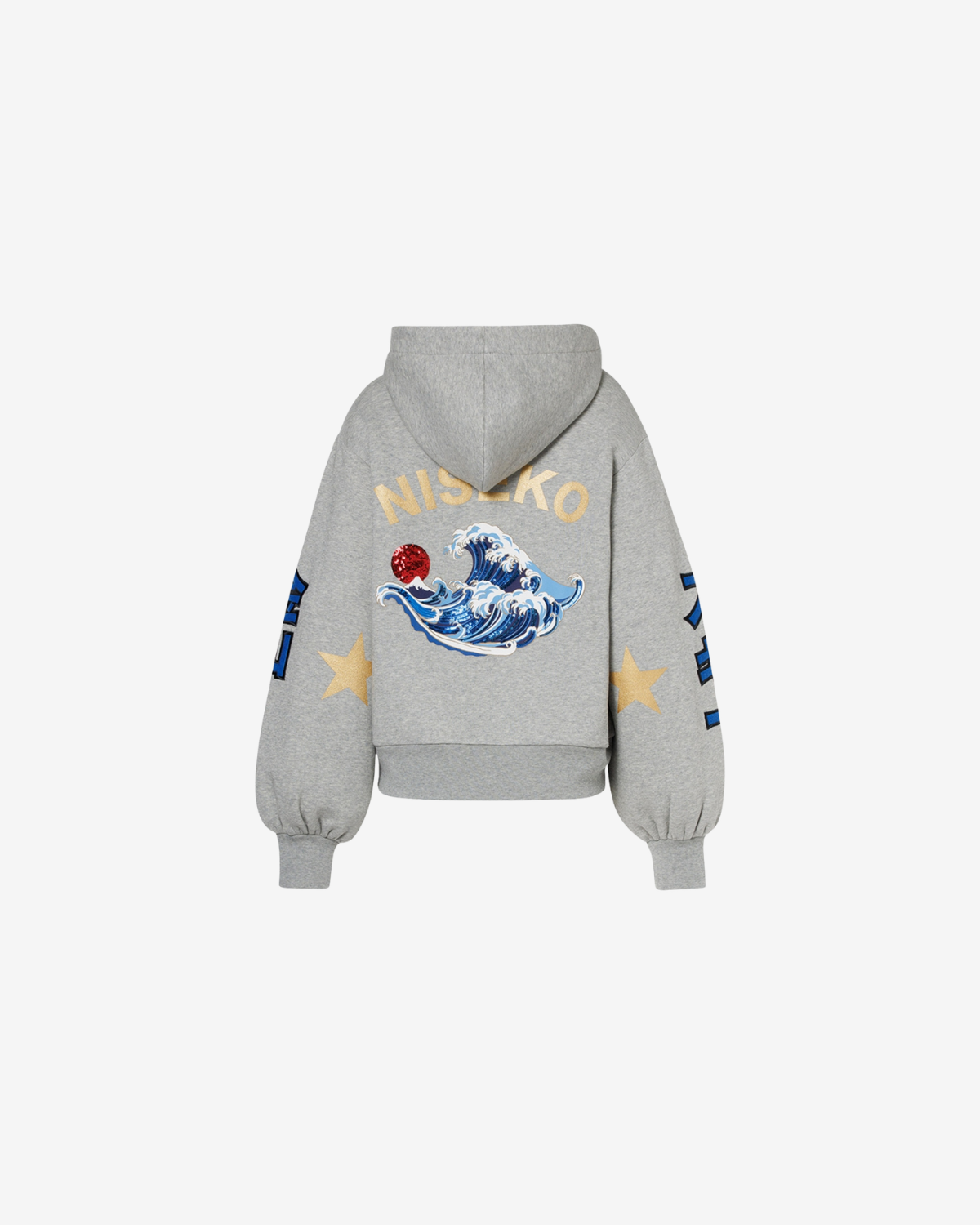 Tobu hooded sweater Grey melange