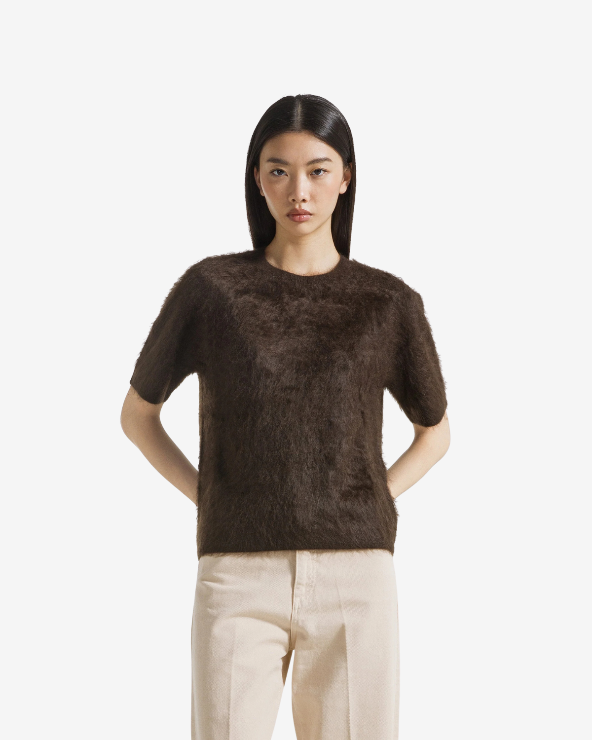 Cashmere trui Marrone