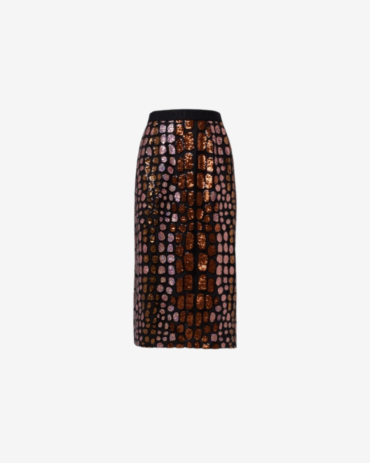 SEQUIN FANTASY skirt shimmering cooper