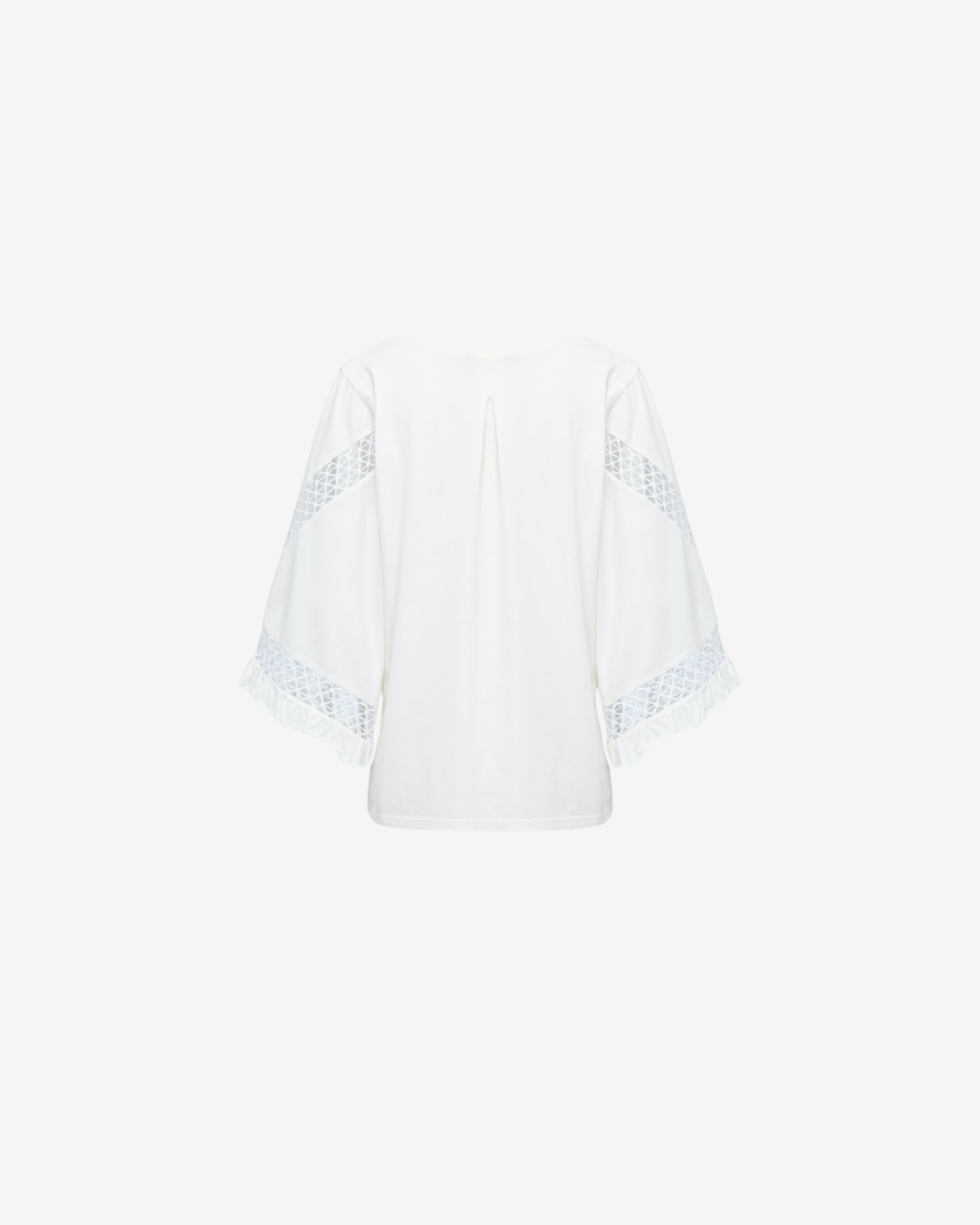 CASUAL STATEMENT shirt 3/4 camellia white