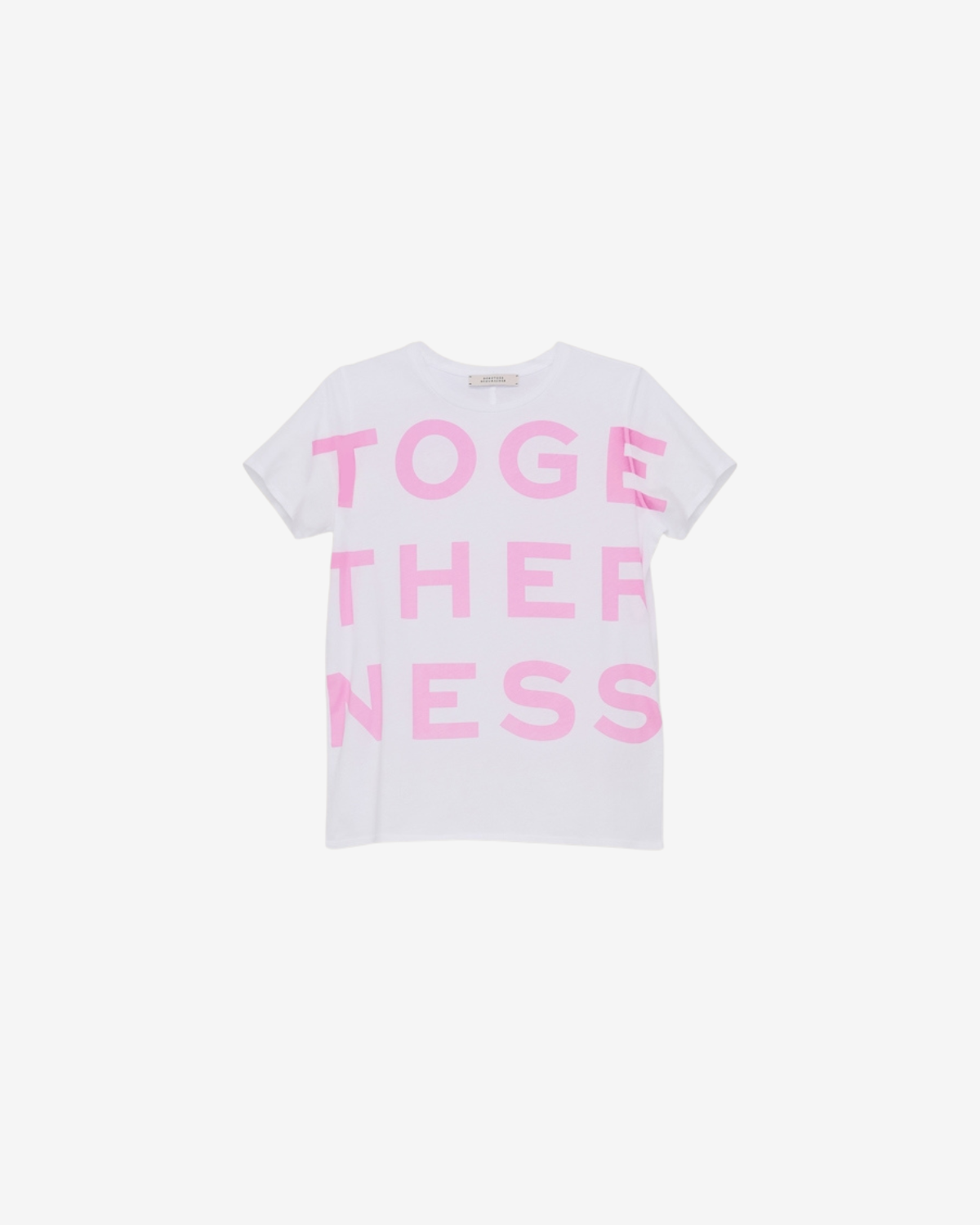 TOGETHERNESS o-neck white pink mix