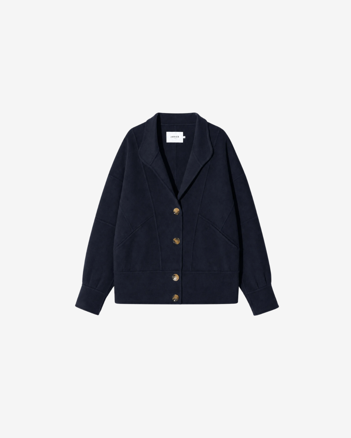 Seth Cashmere Jas Donker Blauw