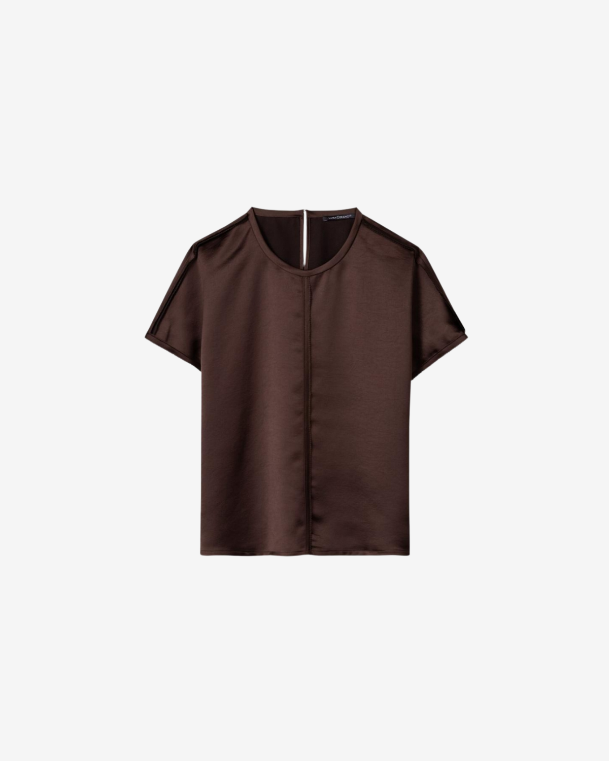 T-shirt Marone