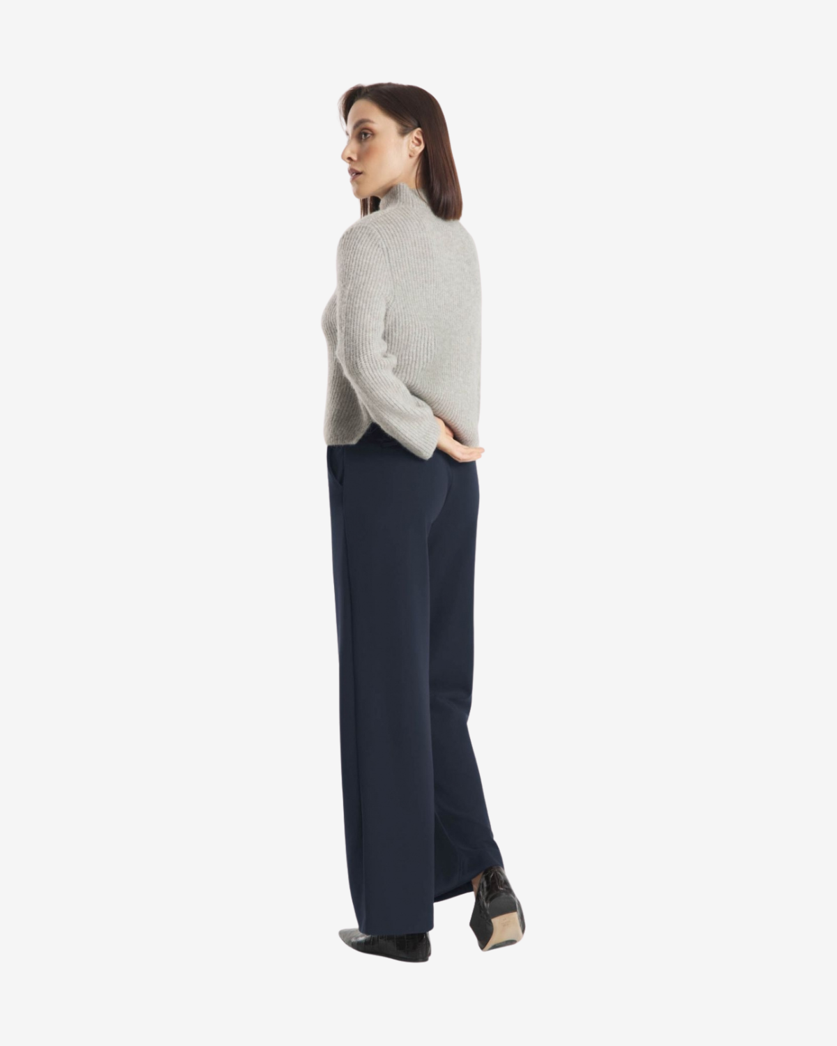 Palina long navy blue