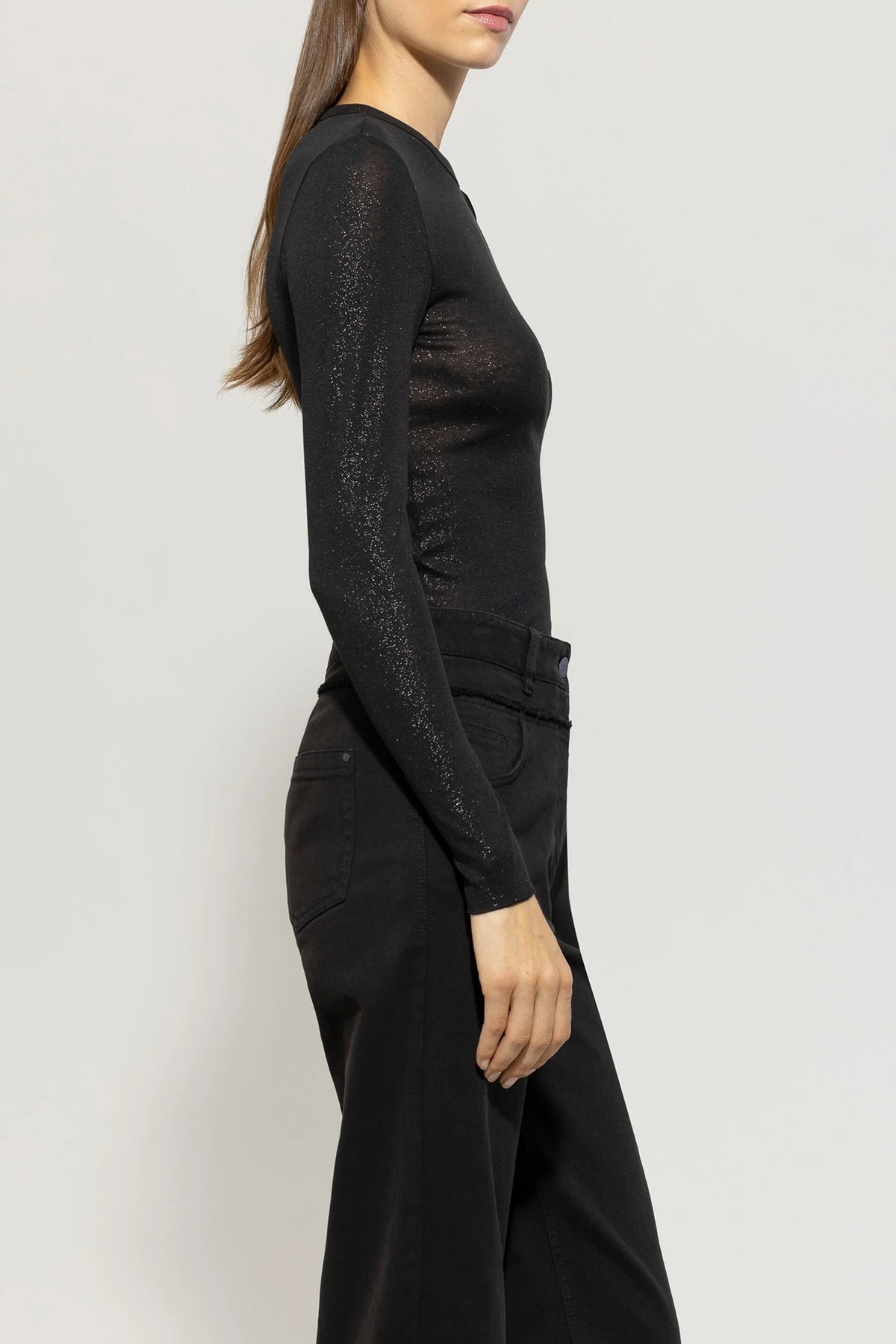T-shirt Deep black