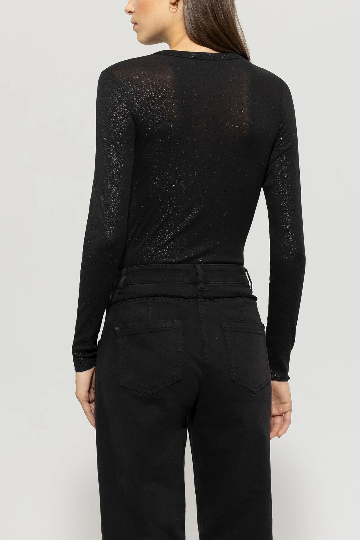 T-shirt Deep black