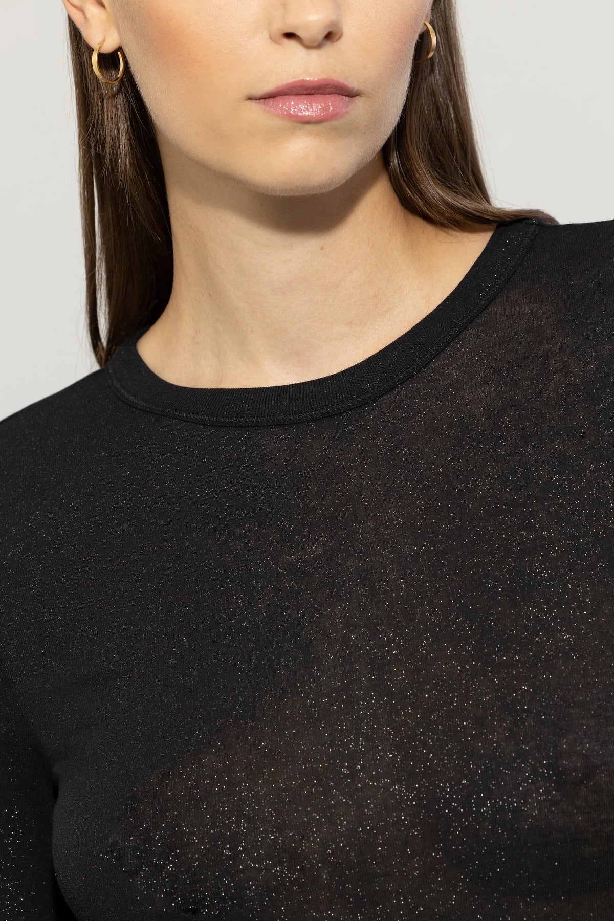 T-shirt Deep black