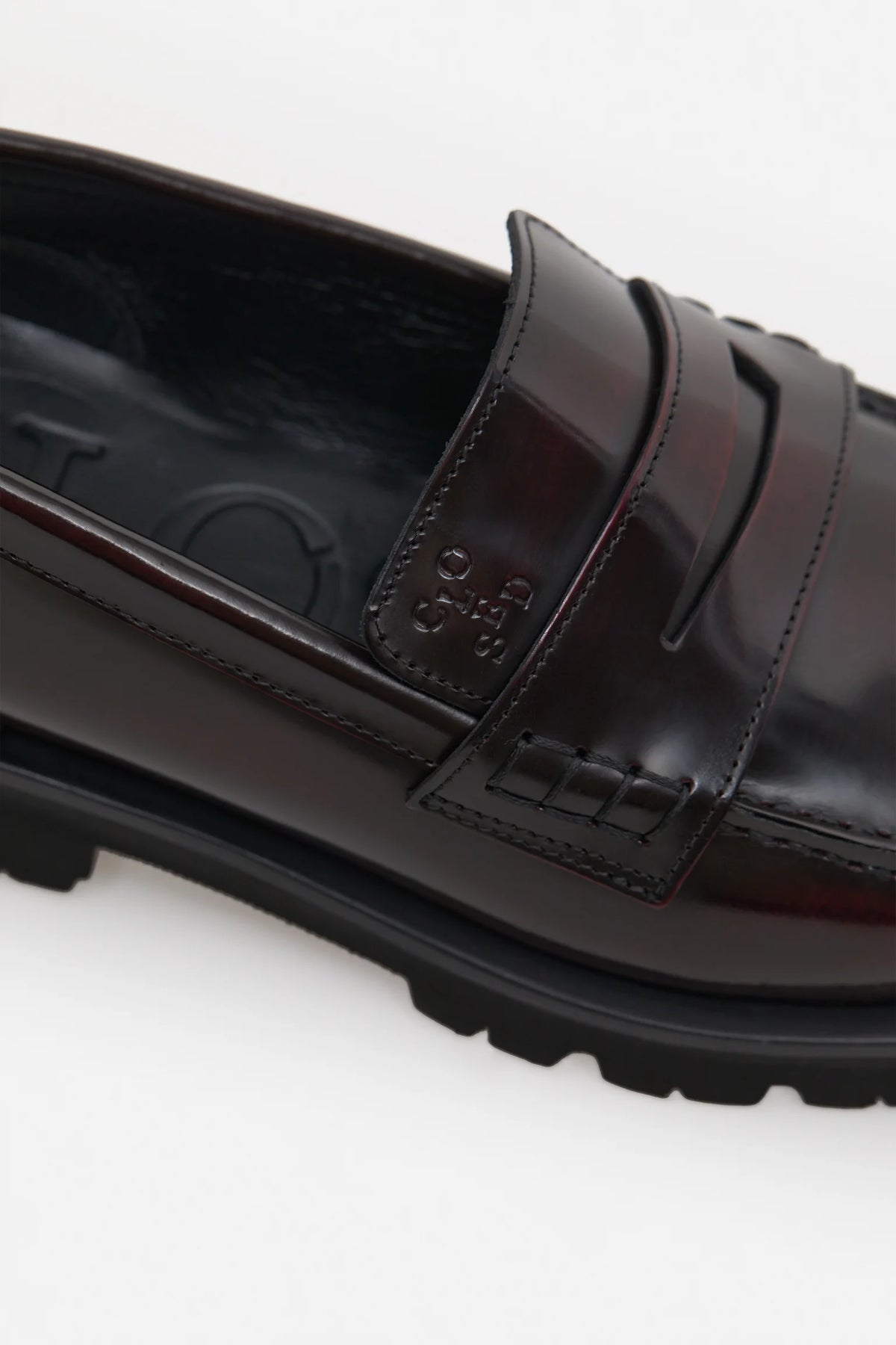 Loafer Dark raisin red